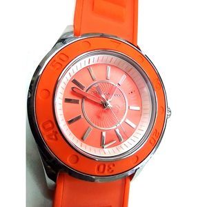 Juicy Couture Orange Watch with Orange Silicone Watch Band